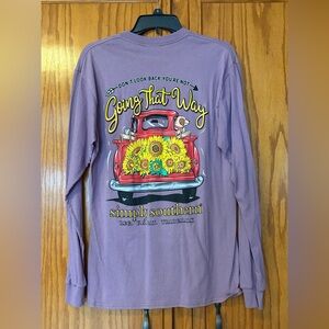 Simply Southern long sleeve Dog shirt size medium